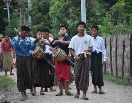 Ceremony in Myanmar